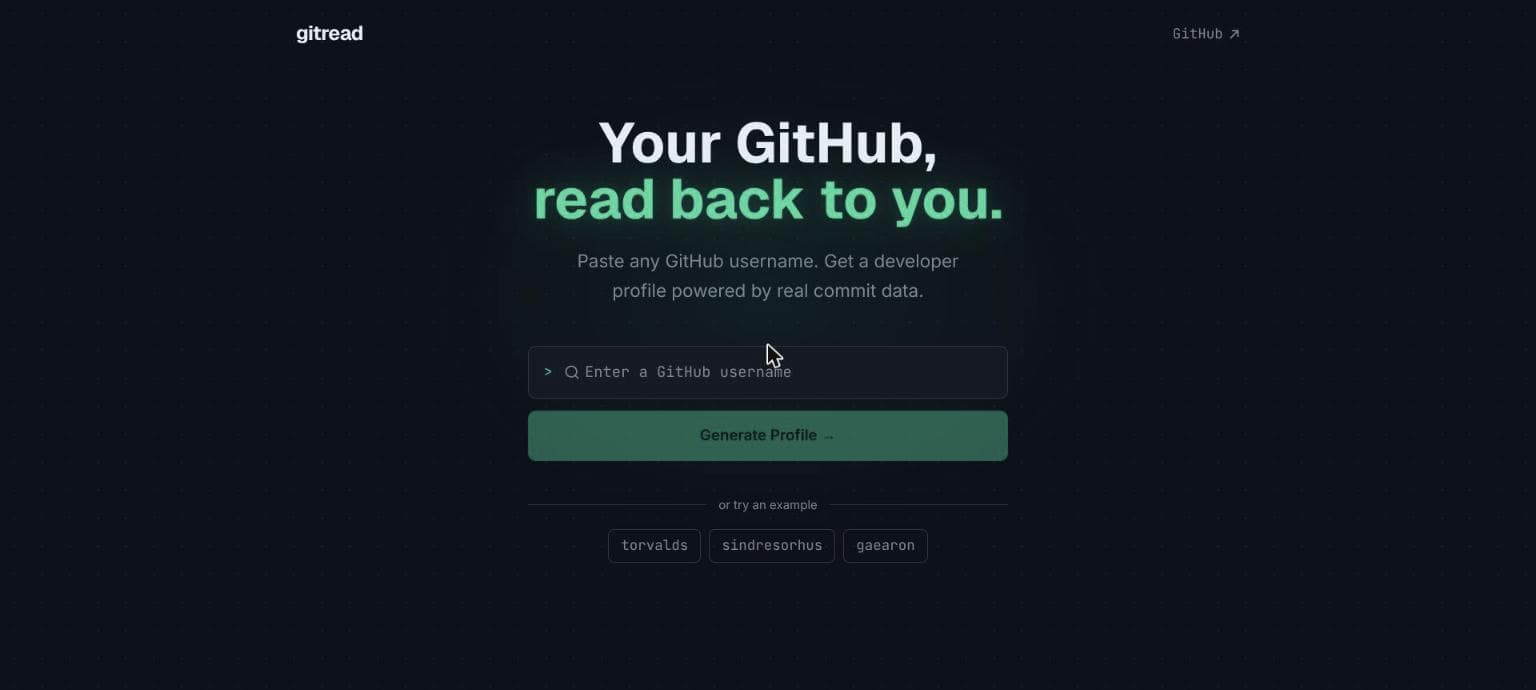 gitread screenshot